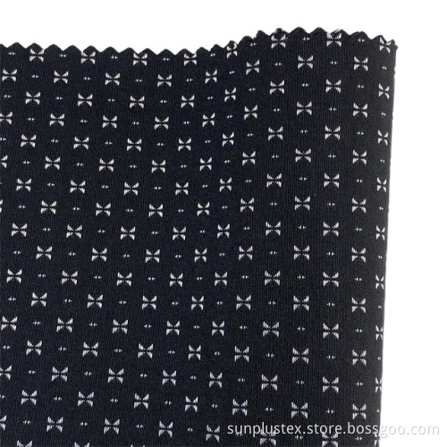 New Dobby Black&white woven bengaline fabric women's pants